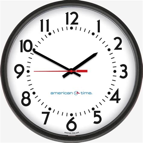 power  ethernet poe analog wall clocks american time