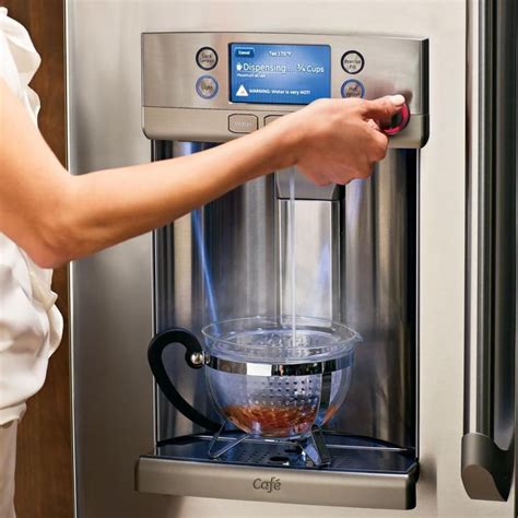 Ge S New Fridge With Hot Water Dispenser Is A Cool Idea