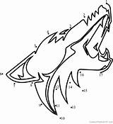 Coyotes Coyote sketch template