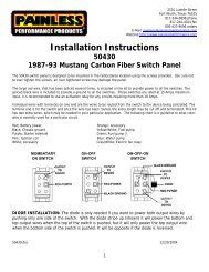 wire harness installation instructions painless wiring