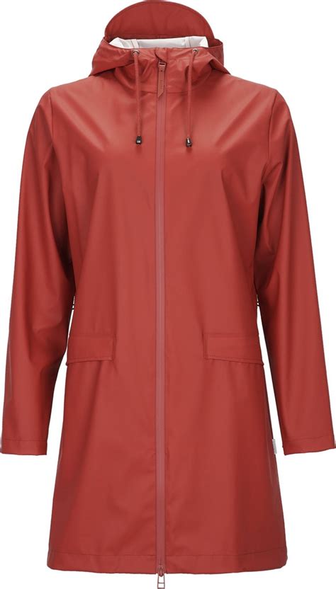 bolcom rains  coat  regenjas dames scarlet