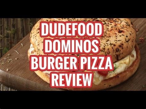 dominos burger pizza review youtube