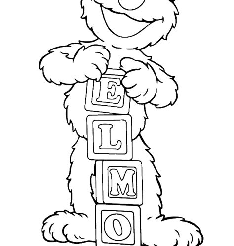 elmo coloring pages coloring pages