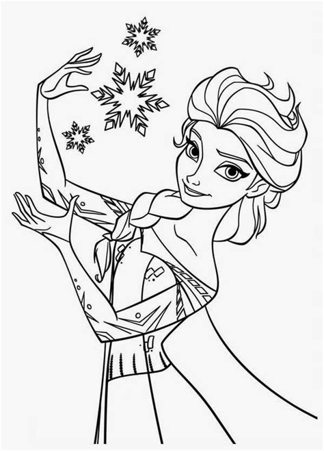disney  princesses frozen printable coloring pages elsa