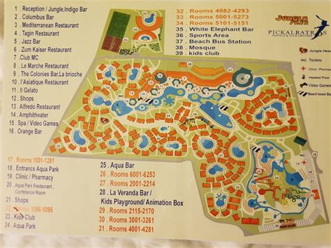 jungle aqua park map