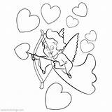Cupid Xcolorings 757px 54k sketch template