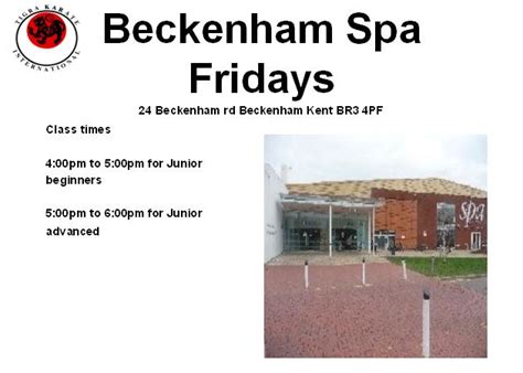 beckenham spa fridays pm pm