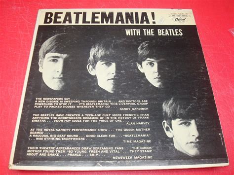 beatlemania with the beatles canada only mono lp vg