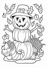 Coloring Vogelscheuche Spaventapasseri Crayola Colorare Herbst Pumpkin Thesprucecrafts Visto Ausmalbild Scarecrow Autunno Tulamama sketch template