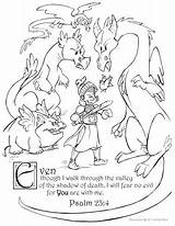 Psalm Coloring Pages Getcolorings Getdrawings Printable Color sketch template