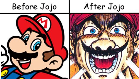 Mario Before And After Jojo By Zigaudrey On Deviantart