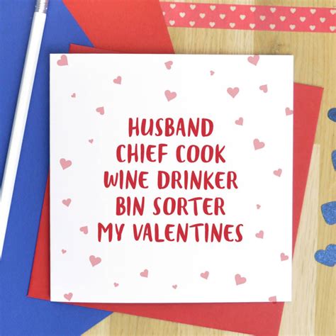 personalised husband valentines card   husband valentine