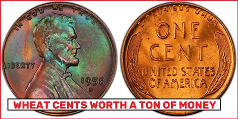 lincoln wheat cent values   vdb   pennies worth  ton  money variety errors