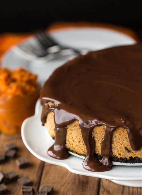 chocolate pumpkin cheesecake simply stacie