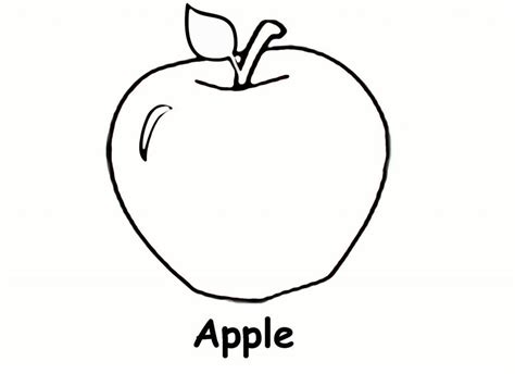 apple coloring pages  kindergarten thiva hellas