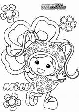 Umizoomi Coloring Team Milli Pages Visit sketch template