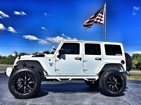 2017 Jeep Wrangler Unlimited White Out Custom Lifted