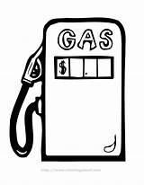 Pump Gas Petrol Gasoline Colouring Pages Cliparts Clipart Stations Coloring Station Clip Printable Kids Library Gif Favorites Add sketch template