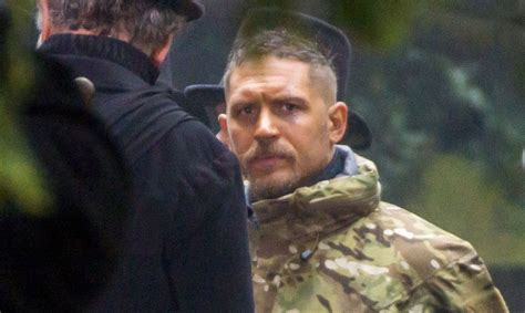 Tom Hardy Goes Camouflage For ‘taboo’ Filming In London Tom Hardy