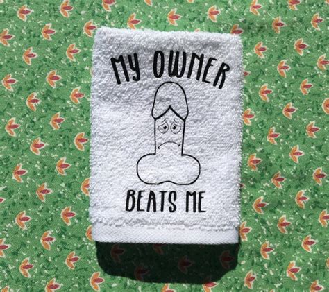 my owner beats me funny after sex wipe hilarious stocking etsy