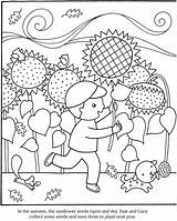 Coloring Kids Garden Dover Color Doverpublications Flowers Publications Pages Class Sheets Welcome Book Flower sketch template