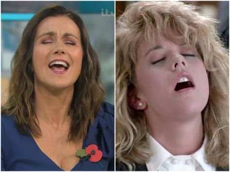 Good Morning Britain Susanna Reid Acts Out Famous ‘orgasm’ Scene From