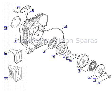 stihl fs  rc parts diagram
