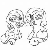 Coloring Pony Little Pages Pinkie Pie Popular sketch template