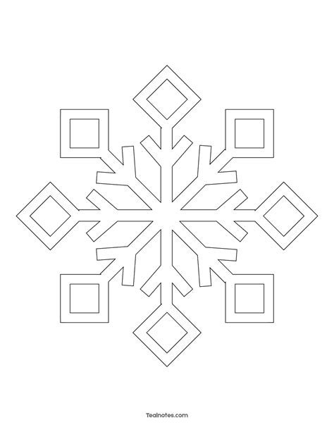 snowflake template easy paper snowflakes  cut  color