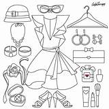 Coloring Pages Fashion Clothes Color Adult Therapy Printable Adults Sheets App Cartoon Getcolorings Colouring Book Print Choose Board sketch template