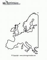 Europe Coloring Map Pages Printable Travel Maps Kids Europa Coloringprintables Sheet Popular Drawings A4 Results Coloringhome 5kb Guardado Partir sketch template