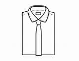 Tie Shirt Coloringcrew Coloring sketch template