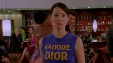 The Top Tank Top Blue Dior I Love Worn By Lucy Liu In Sex
