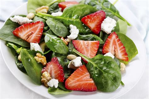 receta de ensalada de fresas