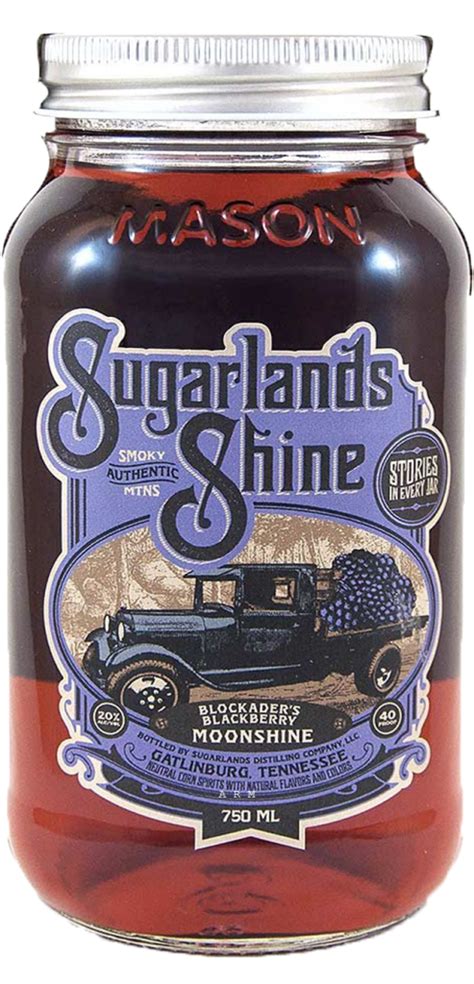 sugarlands blackberry 750ml luekens wine and spirits