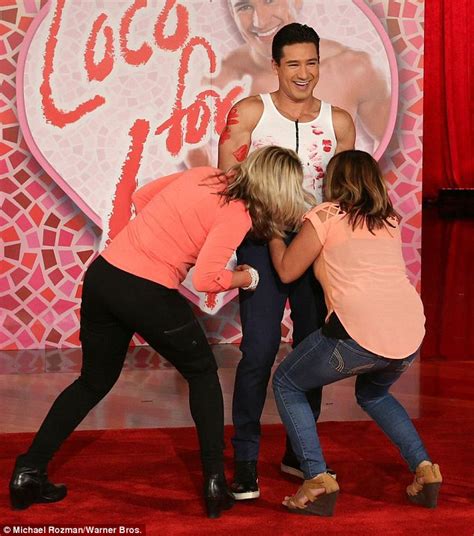 Mario Lopez Gets Covered In Kisses By Fans During Ellen S Valentines