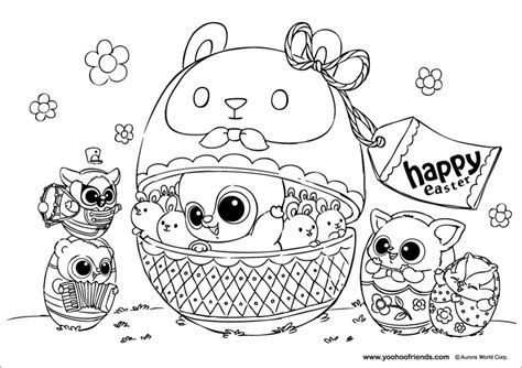 yoohoo  friends colouring pages coloring home