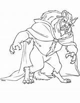 Beast Coloring Beauty Pages Disney Previous sketch template