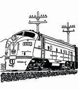 Railroad Streamlined sketch template