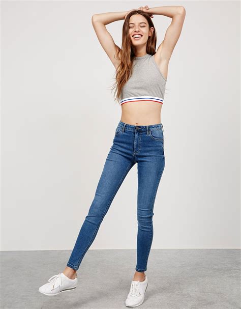 access denied skinny fashion skinny jeans stylish jeans top