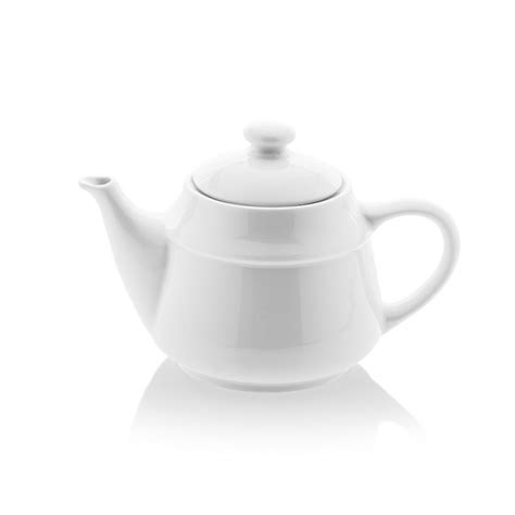 Tea Pot 500 Cc Delta White Porcelain 500cc Culinary Equipment Company