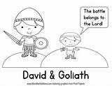 Goliath David Bible Coloring Crafts School Sunday Activities Story Toddler Printables Children Kids Scripture Childrens Pages Preschool Goliat Craft Toddlers sketch template