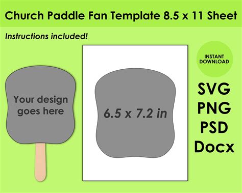 printable hand fan templates printable templates