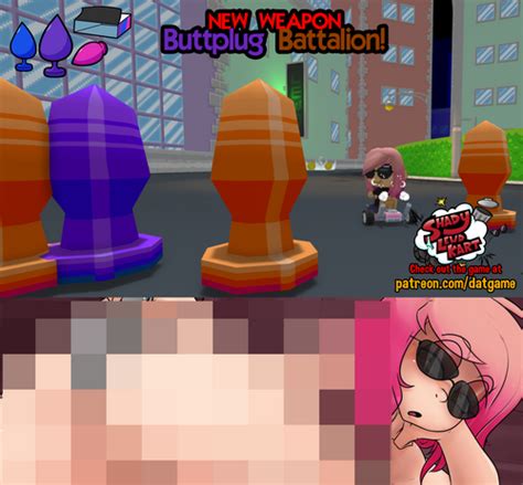 shadette showcases the new buttplug weapon shady lewd