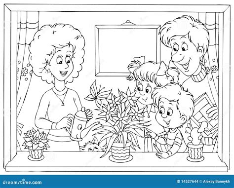 family  home stock illustration illustration  white
