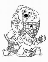 Hockey Coloring Goalie Pages Rink Drawing Ice Color Drawings Getdrawings Printable Getcolorings sketch template