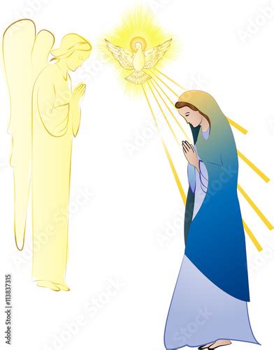 annunciation   blessed virgin mary conception   holy spirit