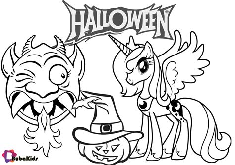 halloween unicorn  balrog printable coloring pages bubakidscom