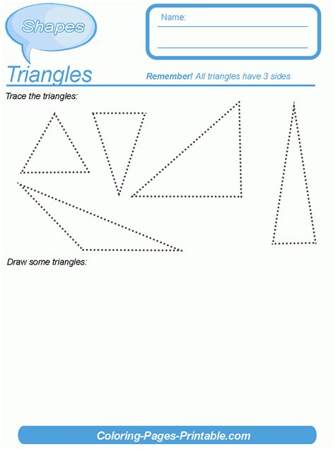 printable shapes worksheets  toddlers coloring pages printablecom