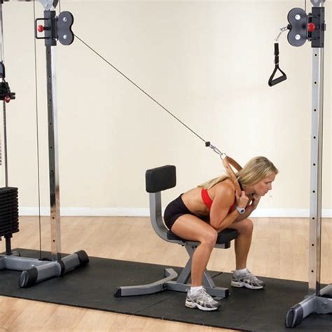body solid deluxe cable crossover  home fitness
